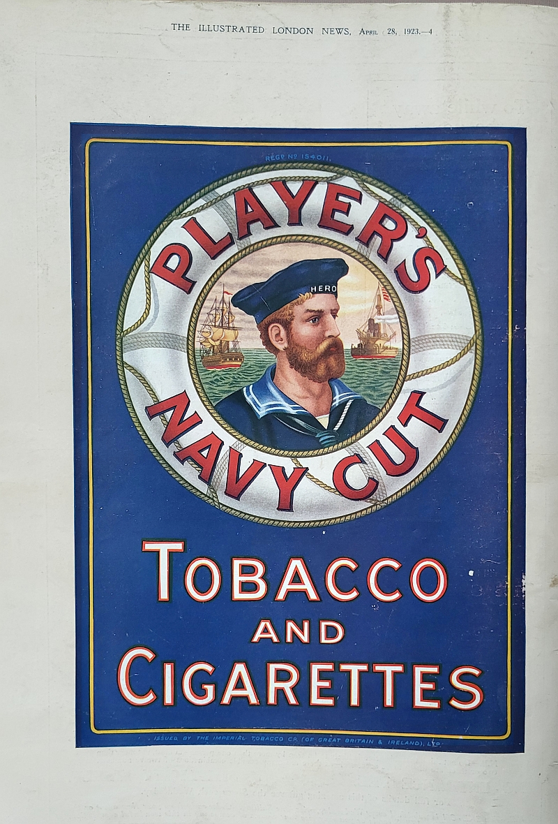 players colour advert for cigarettes